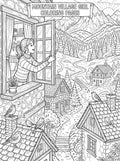 Mountain Village Girl Coloring Pages