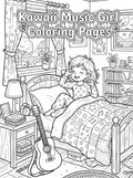 Kawaii Music Girl Coloring Pages