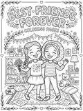 Best Friends Forever Coloring Pages