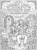 Family Love on Father's Day Coloring Pages